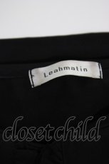 画像7: Leahmatin / クマ柄開襟シャツ  黒ｘ青 T-26-03-31-004-LO-BL-SA-ZT659 (7)