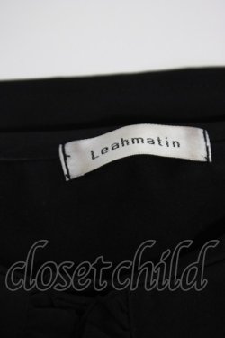 画像7: Leahmatin / クマ柄開襟シャツ  黒ｘ青 T-26-03-31-004-LO-BL-SA-ZT