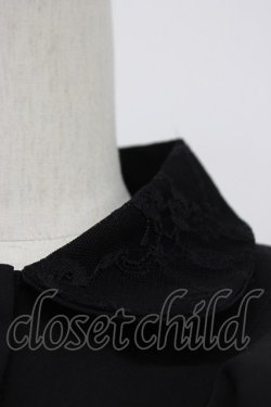 画像5: MA*RS / レース襟フリル長袖ブラウス  黒 T-26-03-31-005-EL-BL-SA-ZT