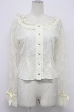 画像1: BABY,THE STARS SHINE BRIGHT / Eternal Bouquet Princessブラウス  生成り T-26-03-31-006-BA-BL-SA-ZT