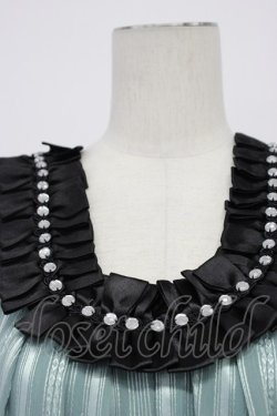 画像6: axes femme / ラメストライプノースリーブワンピース  グリーンＸ黒 T-26-03-31-007-AX-OP-SA-ZT