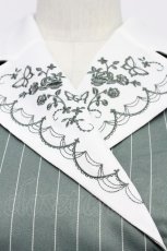 画像7: axes femme / 襟刺繍ストライプワンピース M ミント T-26-03-31-009-AX-OP-SA-ZT660 (7)
