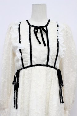 画像5: Me roir / レースリボンロングワンピース  白Ｘ黒 T-26-03-31-011-GO-OP-SA-ZT