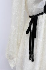 画像7: Me roir / レースリボンロングワンピース  白Ｘ黒 T-26-03-31-011-GO-OP-SA-ZT660 (7)
