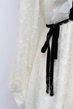 画像7: Me roir / レースリボンロングワンピース  白Ｘ黒 T-26-03-31-011-GO-OP-SA-ZT