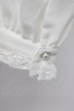 画像3: Secret Honey / フリル長袖ブラウス  白 T-26-03-31-002-CA-BL-SA-ZT (3)