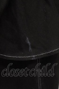 画像4: EAT ME / ペプラムデニムワンピース M 黒 T-26-03-31-017-LO-OP-SA-ZT