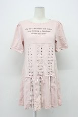 画像1: AVENCHUMU / Message corset one piece  ピンク T-26-04-03-001-LO-OP-SA-ZT661 (1)