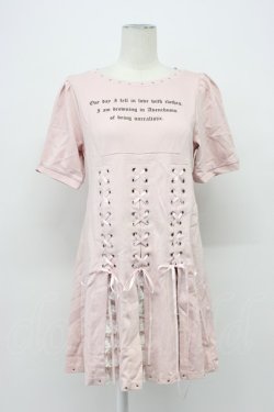画像1: AVENCHUMU / Message corset one piece  ピンク T-26-04-03-001-LO-OP-SA-ZT