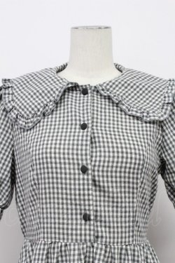 画像5: m petit by misako / AM*ギンガムCHKワンピース M 黒Ｘ白 T-26-04-03-020-LO-OP-SA-ZT