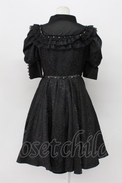 画像2: AVENCHUMU / My doll puff one piece  黒 T-26-04-03-021-LO-OP-SA-ZT