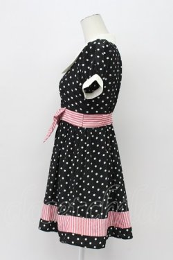 画像3: Ank Rouge / 水玉&ストライプワンピース M ブラック T-26-04-03-022-CA-OP-SA-ZT