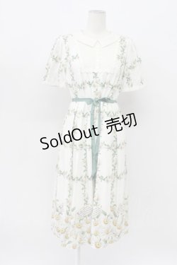 画像1: Emily Temple cute / Marguerite Gardenワンピース  白 T-26-04-03-026-ET-OP-SA-ZT