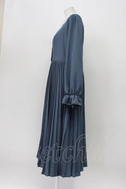 画像3: m petit by misako / AM*レースエリプリーツワンピース L 青 T-26-04-03-027-LO-OP-SA-ZT