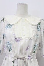 画像5: Melody BasKet / 紫陽花のピューリタンカラーワンピース   T-26-04-03-030-LO-OP-SA-ZT540 (5)