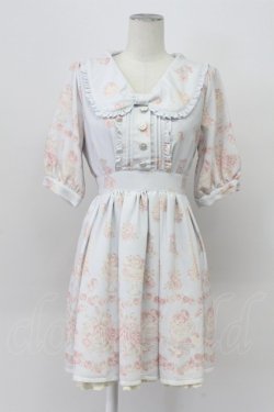 画像1: LIZ LISA / メロメロスイーツ柄ワンピース 0 サックス T-26-04-03-031-LO-OP-SA-ZT