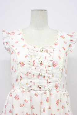 画像4: LIZ LISA / 花&裾ストライプ柄ワンピース 0 ホワイト T-26-04-03-006-LO-OP-SA-ZT