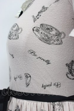 画像4: Ank Rouge / ティーカップ柄半袖ワンピース M ピンク T-26-04-03-007-CA-OP-SA-ZT