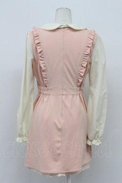 画像2: Ank Rouge / 重ね着風ワンピース M ピンク T-26-04-03-011-CA-OP-SA-ZT