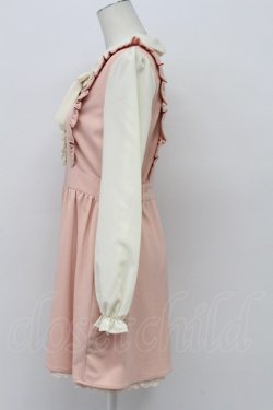 画像3: Ank Rouge / 重ね着風ワンピース M ピンク T-26-04-03-011-CA-OP-SA-ZT