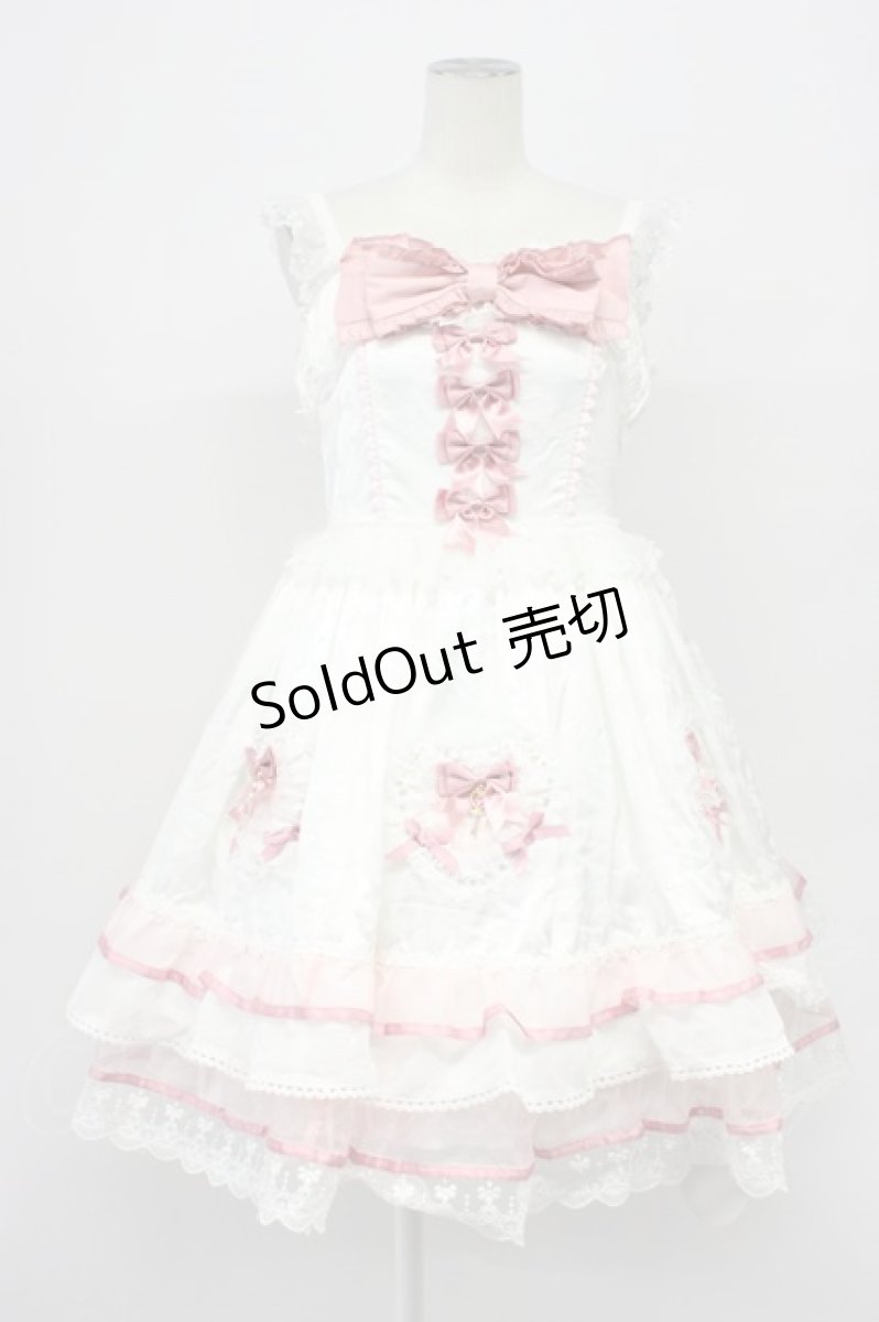 画像1: To Alice / Magical Girl Dress L 白Ｘピンク T-26-04-03-002-LO-OP-SA-ZI (1)