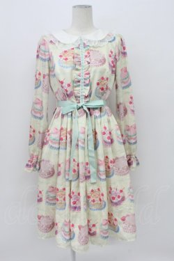 画像1: Emily Temple cute / Decoration CAKEワンピース M クリーム T-26-04-03-015-ET-OP-SA-ZT