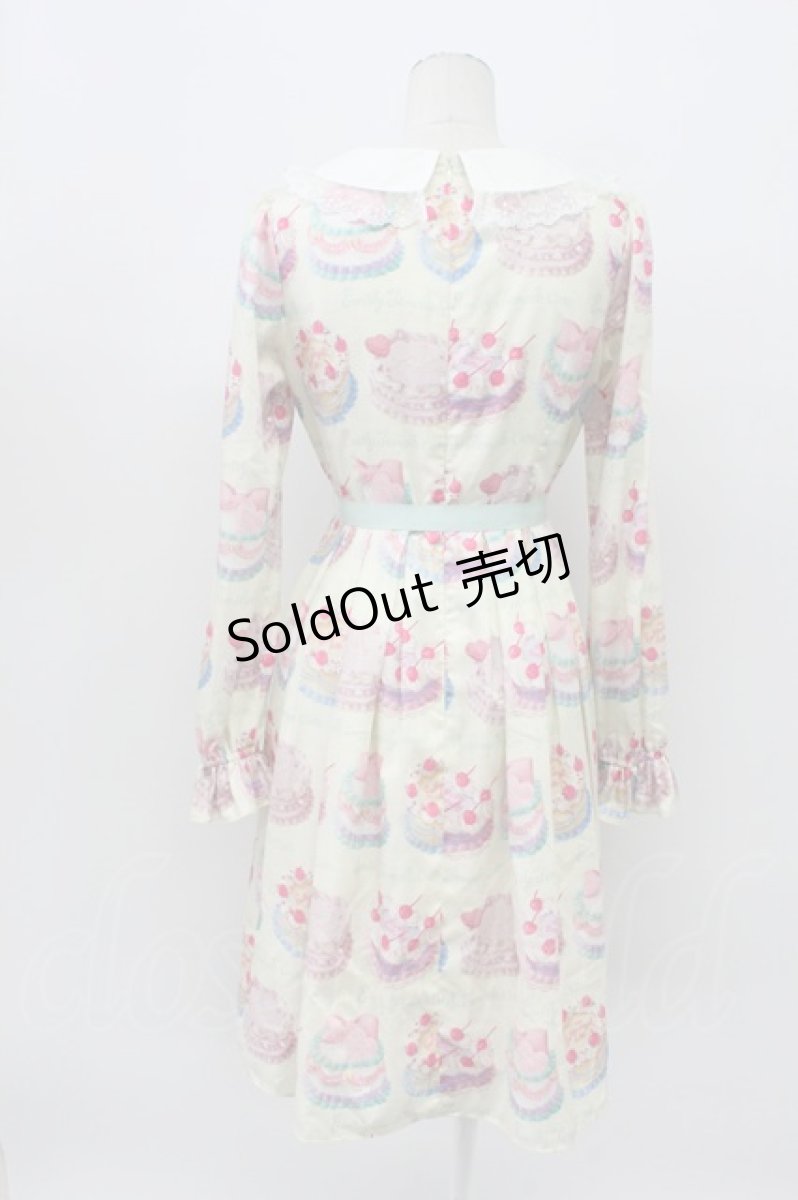 画像2: Emily Temple cute / Decoration CAKEワンピース M クリーム T-26-04-03-015-ET-OP-SA-ZT (2)