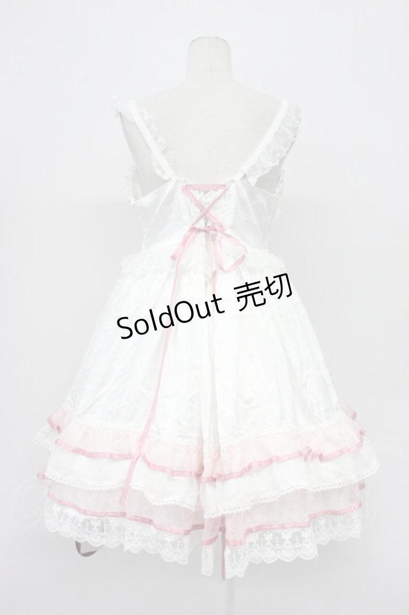 画像2: To Alice / Magical Girl Dress L 白Ｘピンク T-26-04-03-002-LO-OP-SA-ZI (2)