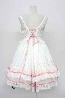 画像2: To Alice / Magical Girl Dress L 白Ｘピンク T-26-04-03-002-LO-OP-SA-ZT