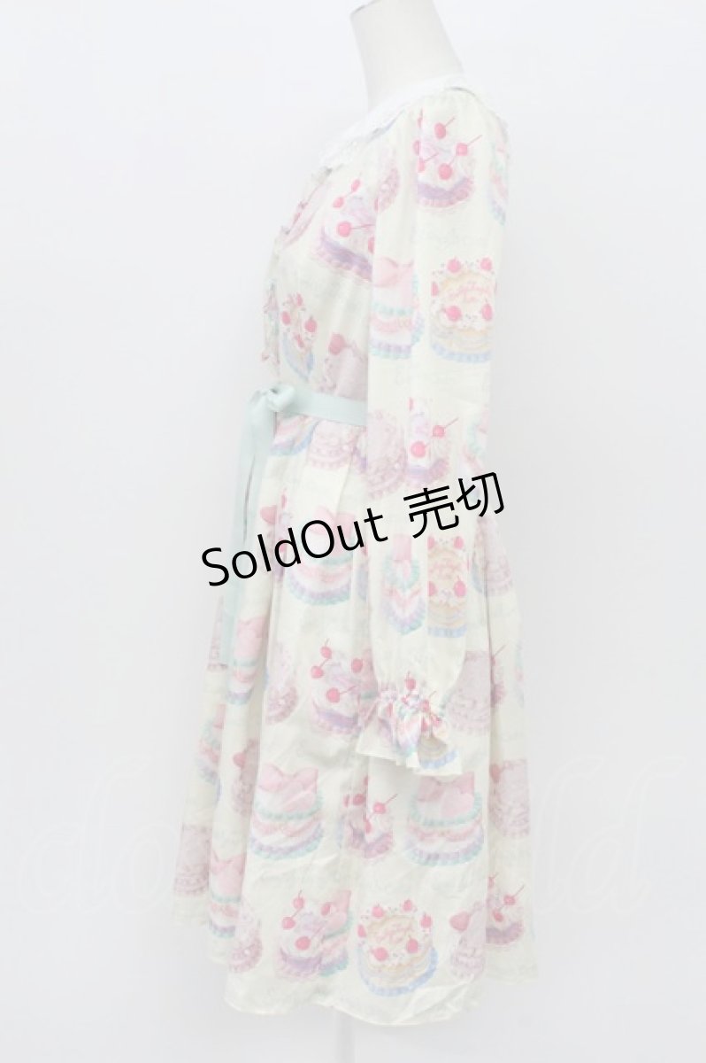画像3: Emily Temple cute / Decoration CAKEワンピース M クリーム T-26-04-03-015-ET-OP-SA-ZT (3)