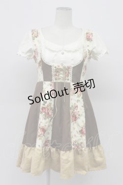 画像1: Ank Rouge / 半袖プルオーバー&ジャンパースカートセットアップ M ホワイト T-26-04-03-017-CA-TO-SA-ZT