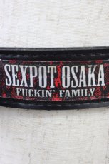 画像5: SEX POT ReVeNGe / チェーン付きスタッズベルト  黒ｘシルバー T-26-04-04-027-SP-ZA-SA-ZT651 (5)