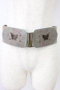 Rozen Kavalier / 蝶モチーフベルト  ブラウンＸカーキ T-26-04-04-029-OO-ZA-SA-ZT