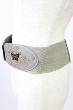 画像4: Rozen Kavalier / 蝶モチーフベルト  ブラウンＸカーキ T-26-04-04-029-OO-ZA-SA-ZT