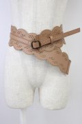 axes femme / パンチングバックルベルト  ブラウン T-26-04-04-030-AX-ZA-SA-ZT