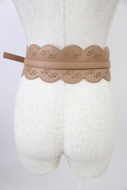 画像2: axes femme / パンチングバックルベルト  ブラウン T-26-04-04-030-AX-ZA-SA-ZT