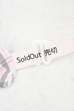 画像3: BABY,THE STARS SHINE BRIGHT / バーバリーチェック王冠刺繍ネクタイ  ピンク T-26-04-04-031-BA-ZA-SA-ZT