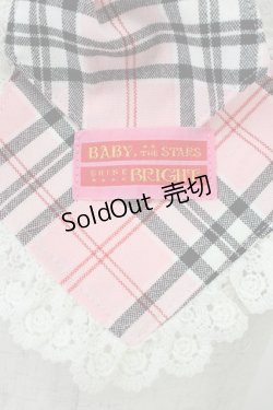 画像4: BABY,THE STARS SHINE BRIGHT / バーバリーチェック王冠刺繍ネクタイ  ピンク T-26-04-04-031-BA-ZA-SA-ZT