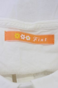 画像4: Fi.n.t / レース切替フリル半袖ブラウス  白 T-26-04-04-003-CA-BL-SA-ZT