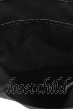 画像4: Maison de FLEUR / サテンパールブレードトートバッグ  黒Ｘ白 T-26-04-04-034-LO-BG-SA-ZT