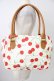 画像2: Jane Marple / Skipping cherries bag  白ｘ赤 T-26-04-04-039-JM-BG-SA-ZT (2)