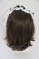 画像3: MARBLE / フリンジリボンレースヘッドドレス  白ｘ黒 T-26-04-04-040-GO-AC-SA-ZT651-F003 (3)