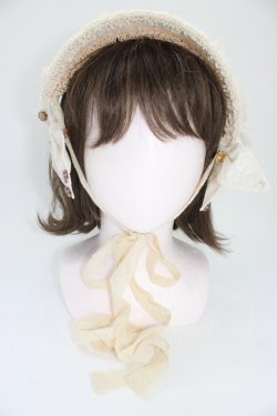 画像2: Hoshibako Works / カントリーラビットボンネット  生成り T-26-04-04-045-LO-AC-SA-ZT