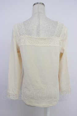 画像2: Kurumi Collaboration / マダムノクターン裏起毛インナートップス LL 生成り T-26-04-04-005-GO-TO-SA-ZT