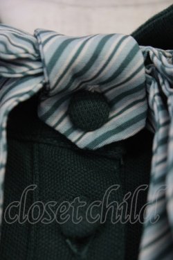 画像4: F i.n.t / キャンディストライプタイポロシャツ  グリーン T-26-04-04-007-CA-TO-SA-ZT