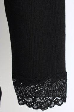 画像4: Kurumi Collaboration / マダムノクターン裏起毛インナートップス LL 黒 T-26-04-04-008-GO-TO-SA-ZT