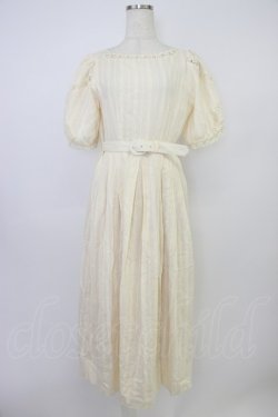 画像1: an another angelus / レース使いコットンドビーパフスリーブワンピース【洗える】  生成り T-26-04-04-009-CA-OP-SA-ZT