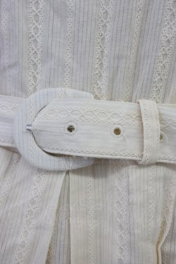 画像4: an another angelus / レース使いコットンドビーパフスリーブワンピース【洗える】  生成り T-26-04-04-009-CA-OP-SA-ZT