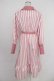 画像2: CHIP CLIP / AIスソクマストライプワンピース 2L ピンク T-26-04-04-010-PU-OP-SA-ZT (2)