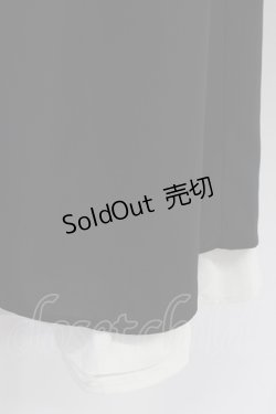 画像4: axes femme / 襟デザイン連釦バイカラーワンピース  黒Ｘ白 T-26-04-04-013-AX-OP-SA-ZT